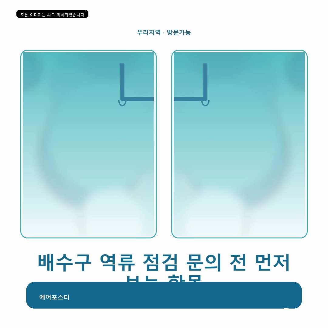 도봉구 도봉동 주철 재질 하수구 역류 해결, 재질에 맞는 작업 기준
