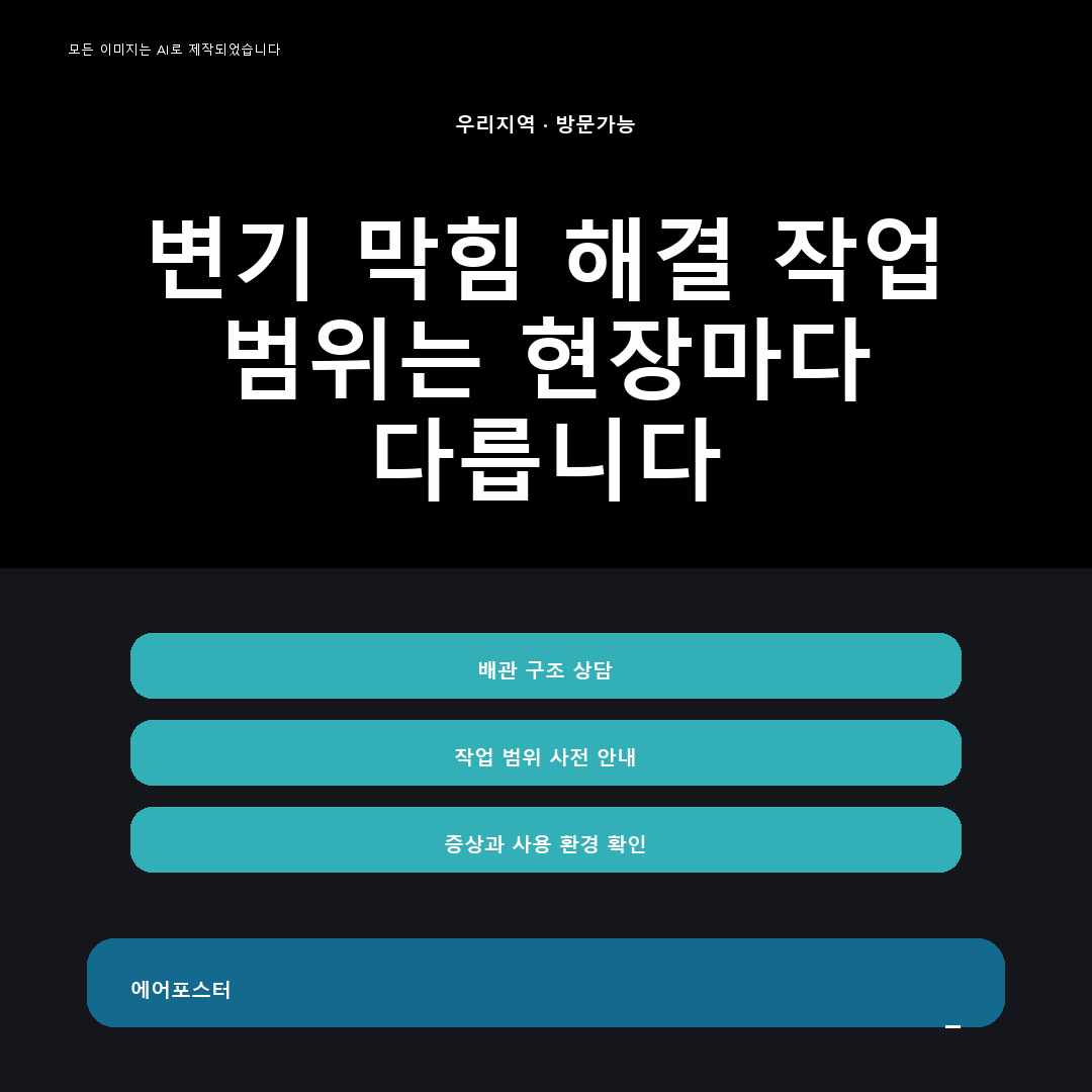 의왕 내손동 수도배관 누수 점검과 보수, 철거보다 원인 분리가 먼저