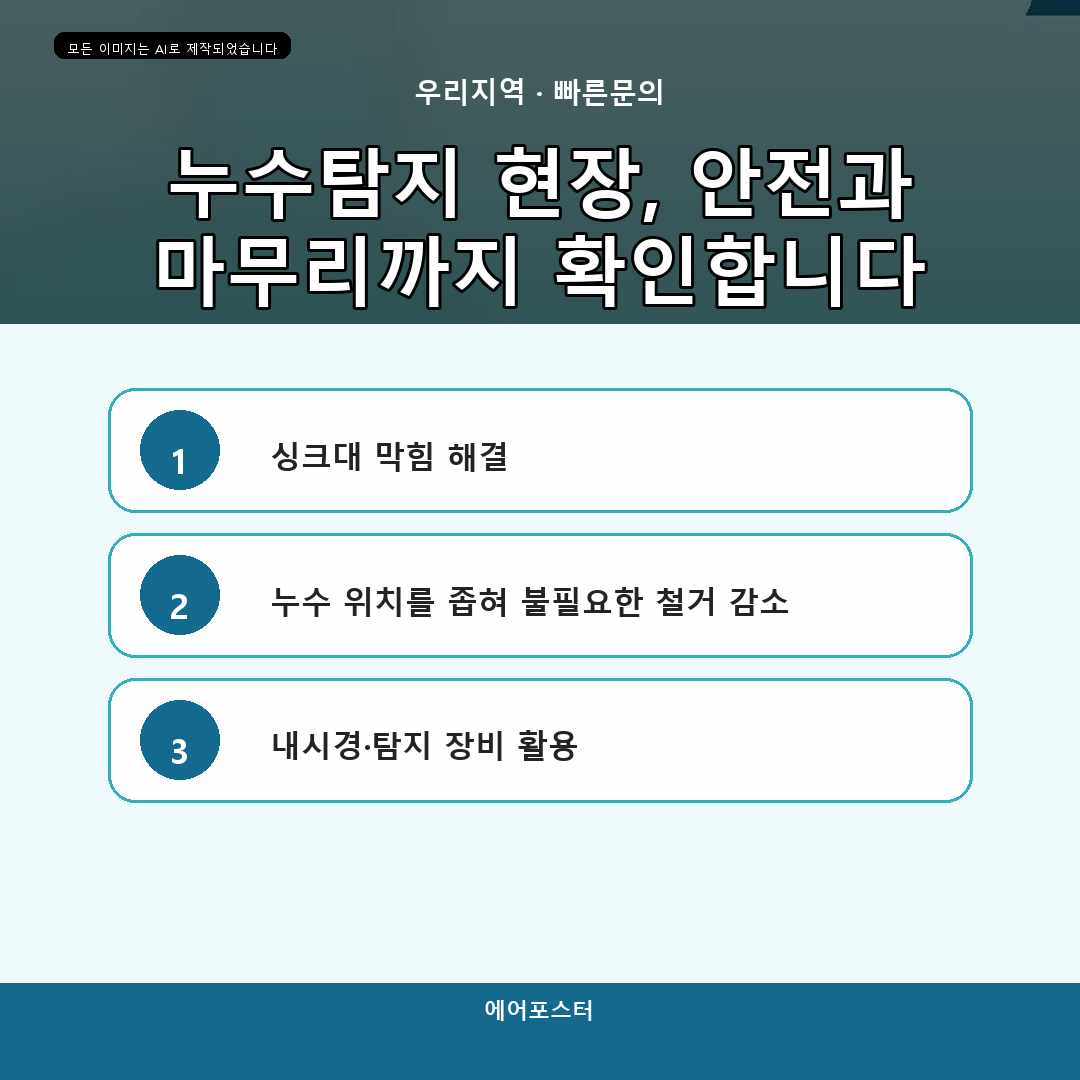 광주 퇴촌면 하수구 악취 원인 점검, 공용 구간까지 확인하는 이유