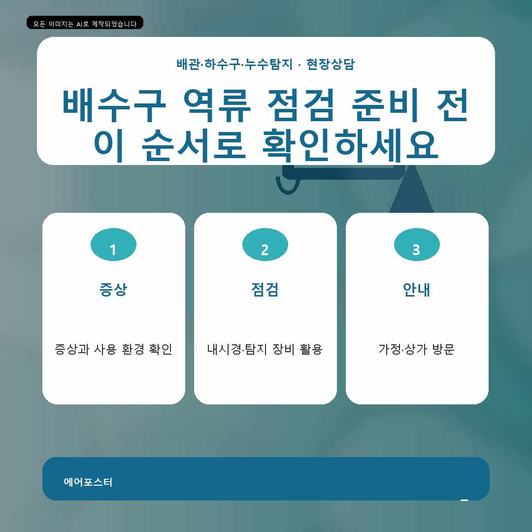 신림동 하수구 악취 원인 점검 작업 전 확인사항, 비용 전에 살펴볼 항목 정리