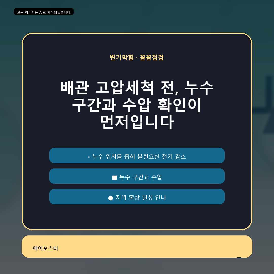도봉구 방학동 욕실 하수구 막힘 해결, 배관 구조에 맞춘 점검 순서