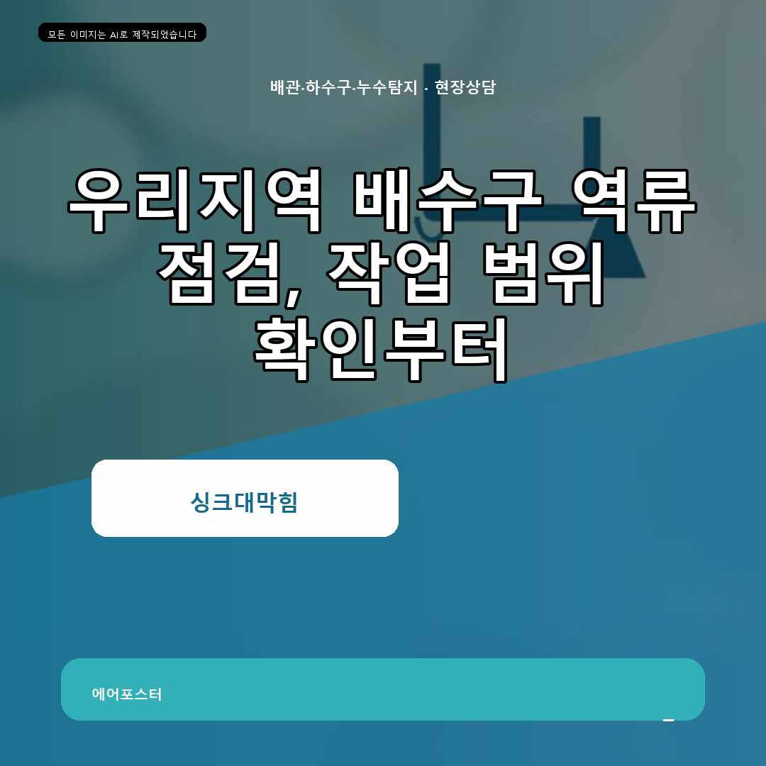 경기 고양 도내동 배관 내시경 점검, 공용 구간까지 확인하는 이유
