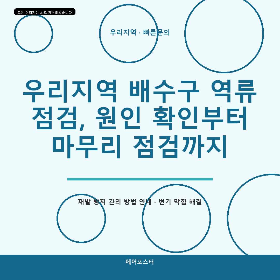 경기 안양 만안구 누수 위치 탐지, 부분 배관 보수 전 확인할 내용
