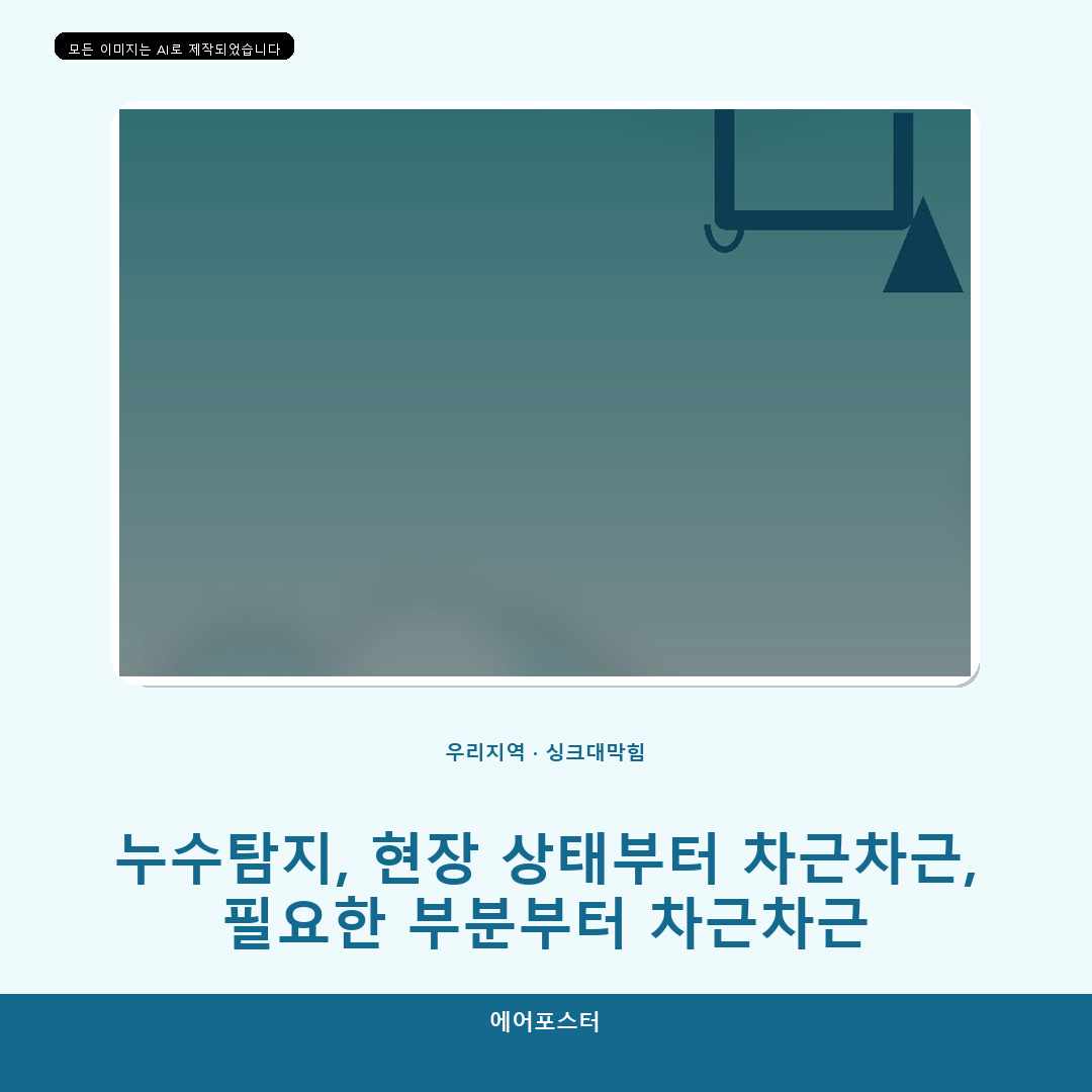 의왕 월암동 욕실 하수구 막힘 해결, 부분 작업과 전체 작업 구분