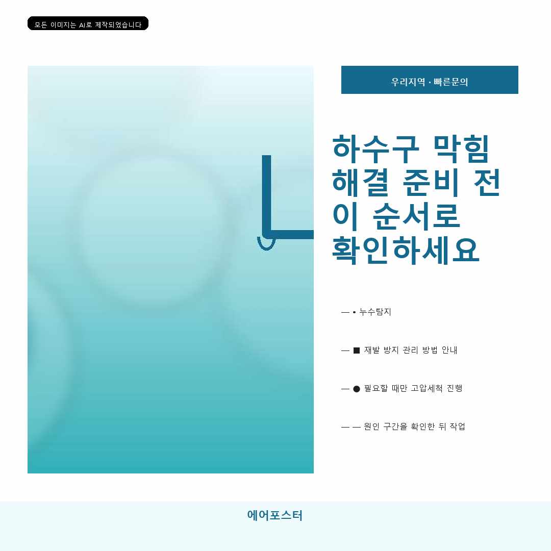서울 동대문구 청량리동 배관 고압세척, 현장 견적이 달라지는 조건