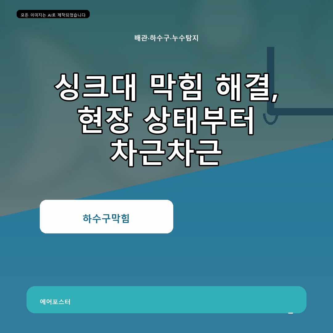 김포 고양리 배관 내시경 점검, 작업 범위 안내가 필요한 기준