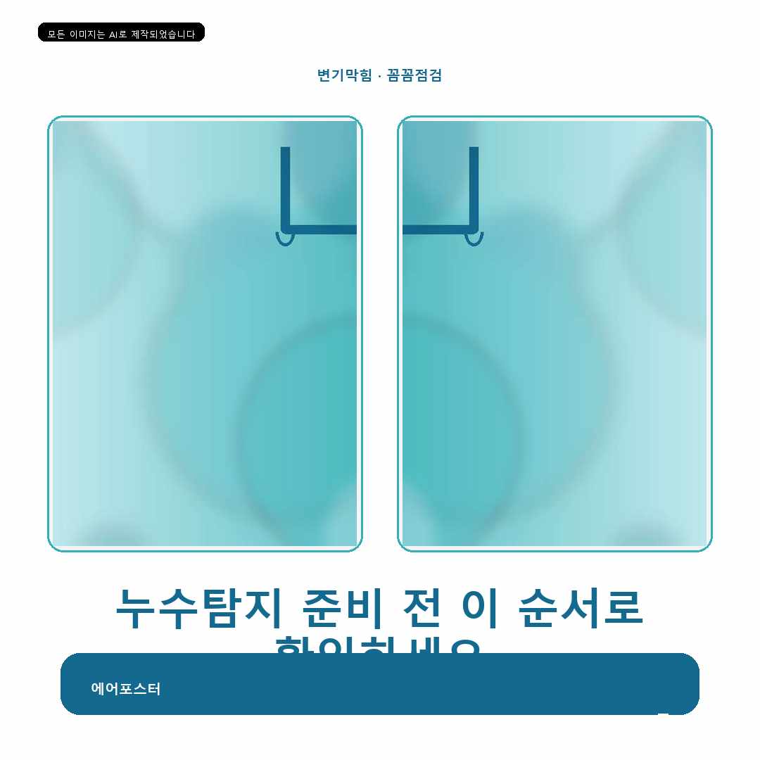 경기 광명 노온사동 천장·벽 누수 원인 점검, 외벽 접점 의심 구간 확인