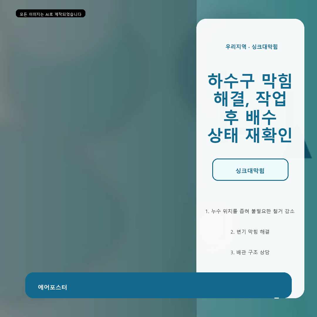 하산운동에서 확인하는 하수구 악취 원인 점검, 안전하게 진행하는 순서 작업 사례로 살펴보기
